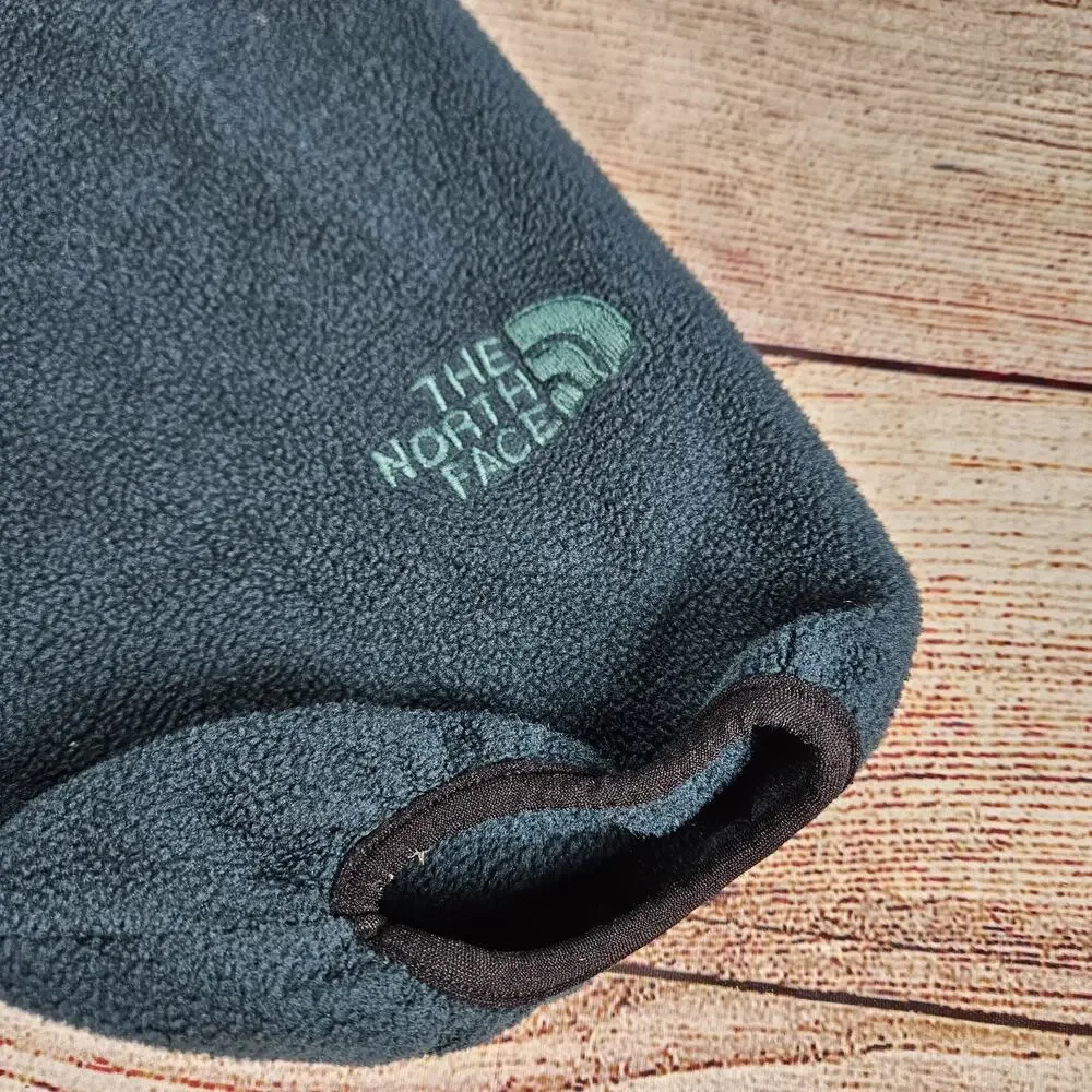 Vintage The North Face Zip Fleece Sweatshirt Size XL Green Made In USA